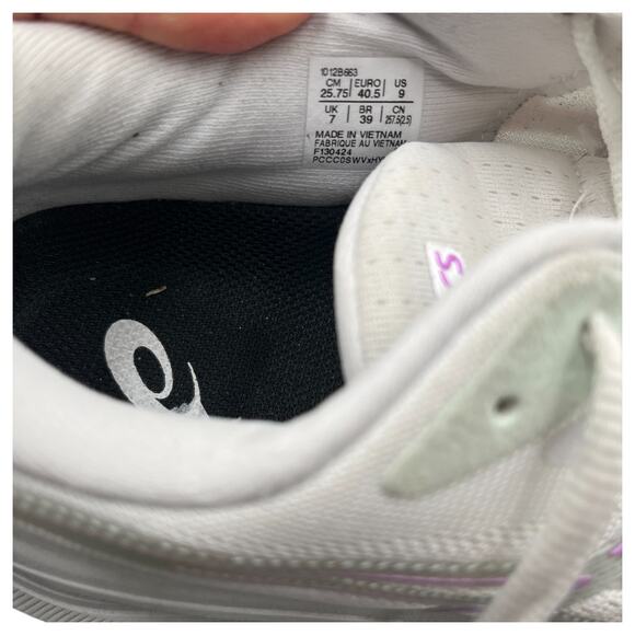 Asics GT-1000 13 Running Shoes Trainers Sneakers White Lavender Glow Size 9 - Picture 9 of 9